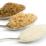 Golden granulated, light muscovado and dark muscovado sugar